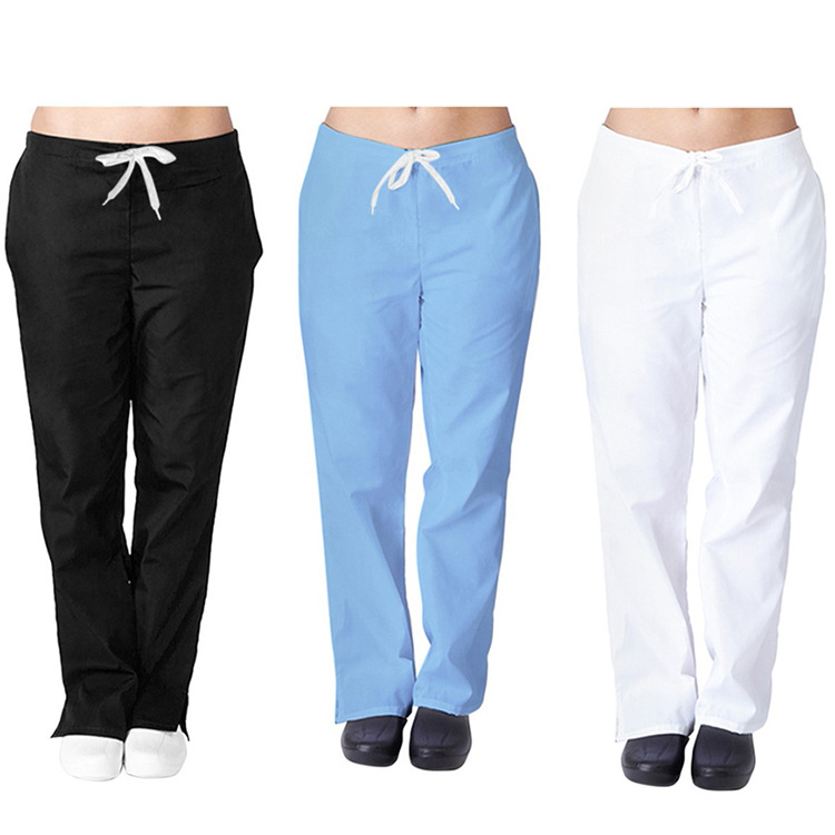 Medical Lab Equipment - Solid Color Nurse Bottoms Medical Scrubs