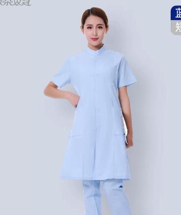 Doctor Uniform Summer Gown Blu - Medical Lab Gown avaliação e preço