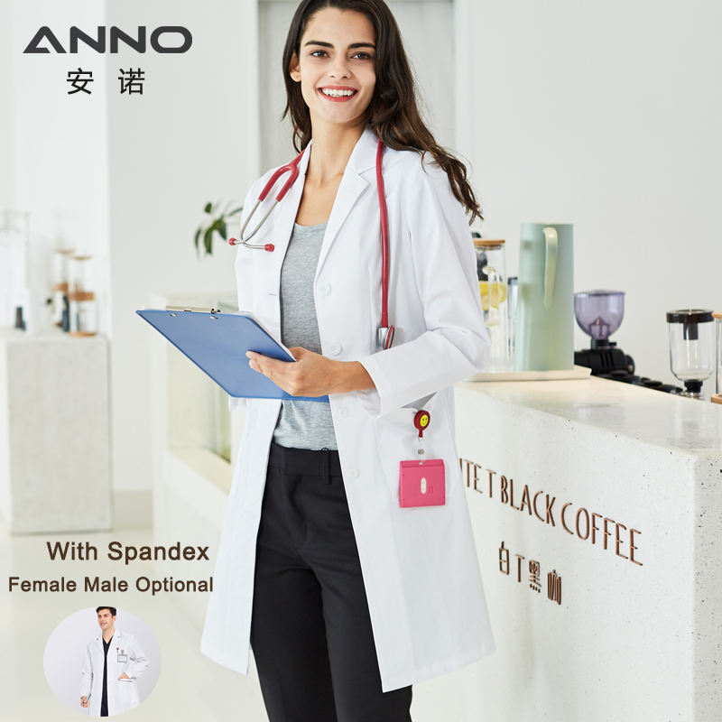 ANNO Long Sleeve Lab Uniforms  - Medical Lab Gown avaliação e preço