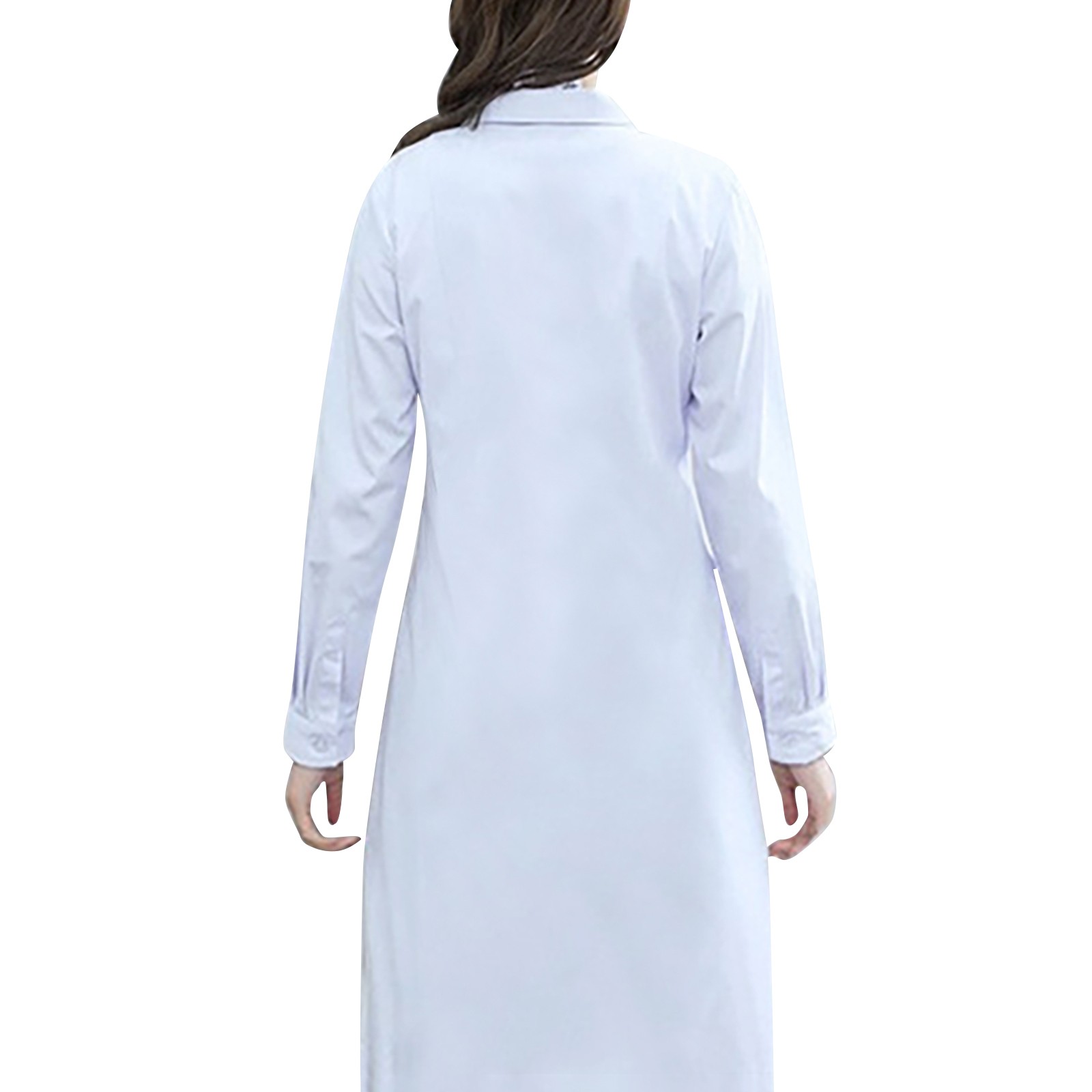 White Lab Coat For Women Men S - Medical Lab Gown avaliação e preço