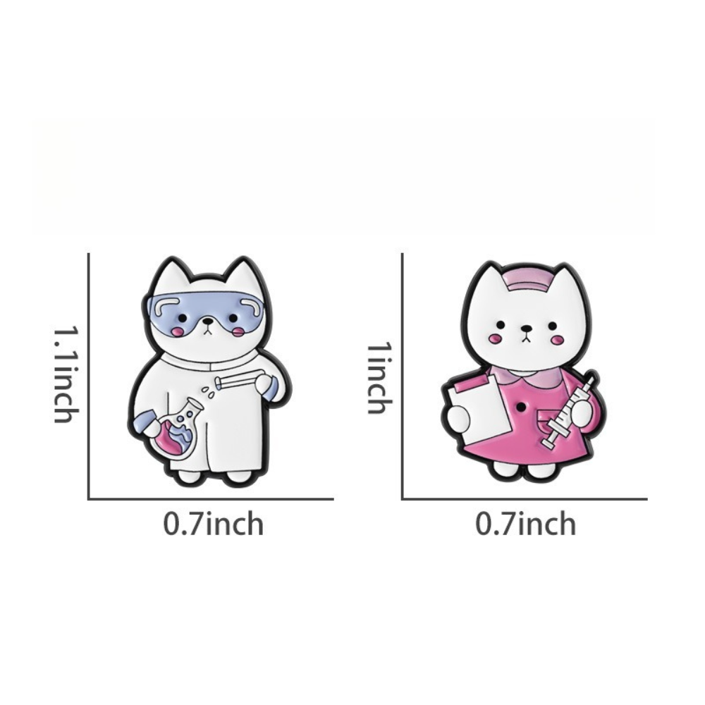 Cute Cat Nurse Lab Worker Broo - Medical Lab Worker avaliação e preço