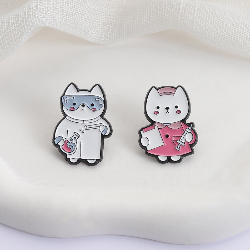Cute Cat Nurse Lab Worker Broo - Medical Lab Worker avaliação e preço