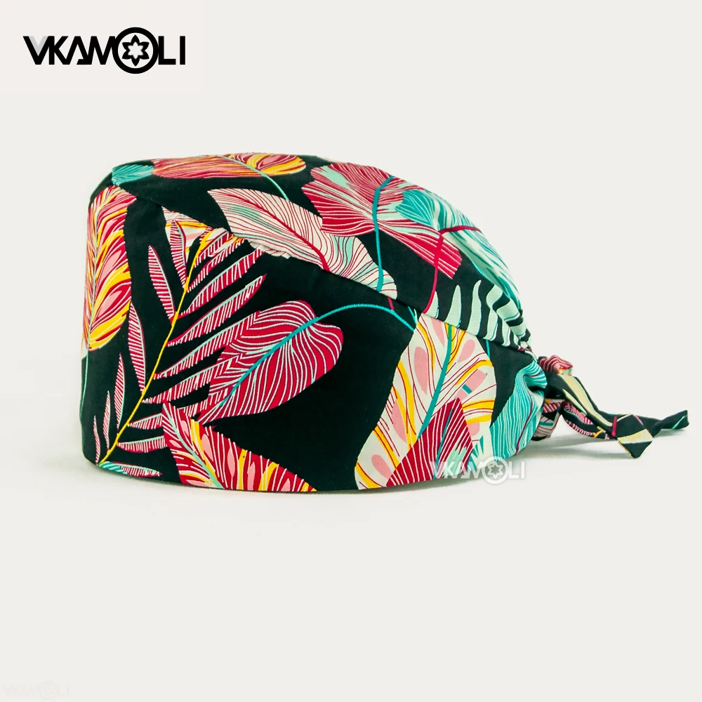 new Flower printing cap sweat- - Medical Lab Worker avaliação e preço