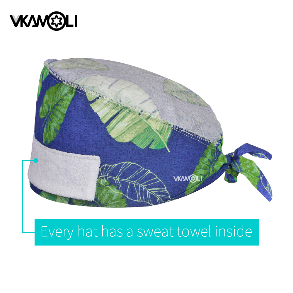 new Flower printing cap sweat- - Medical Lab Worker avaliação e preço