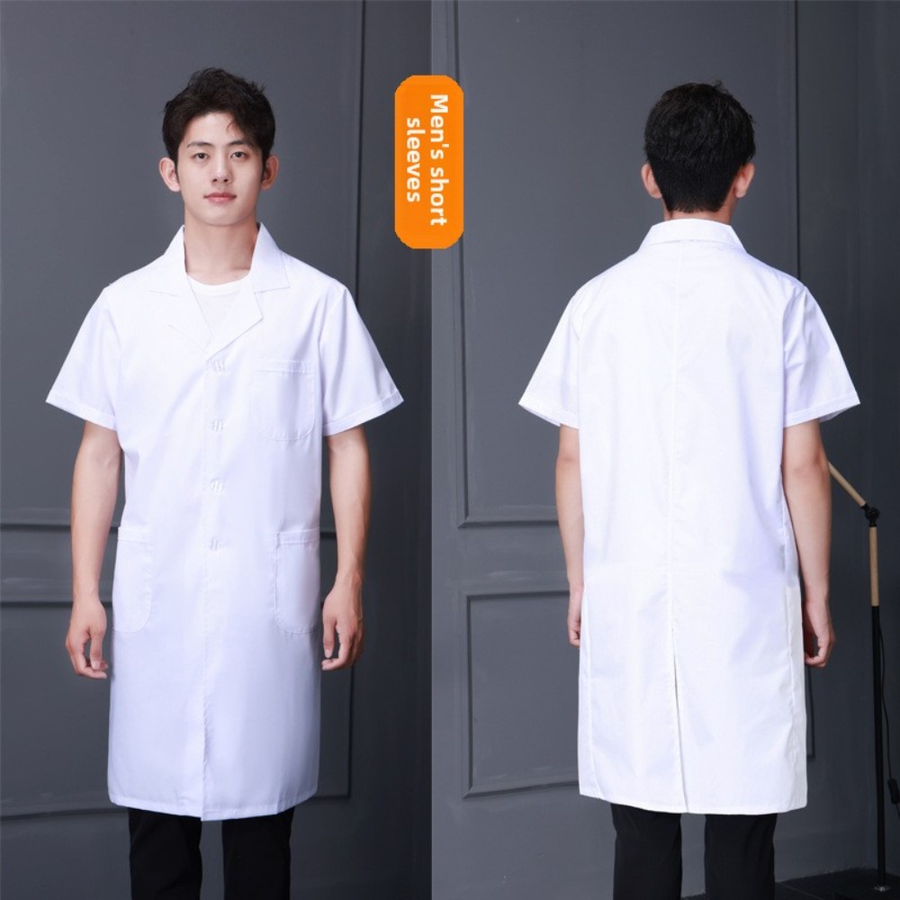 Short Sleeve Doctor Lab Coat f - Medical Lab Worker avaliação e preço