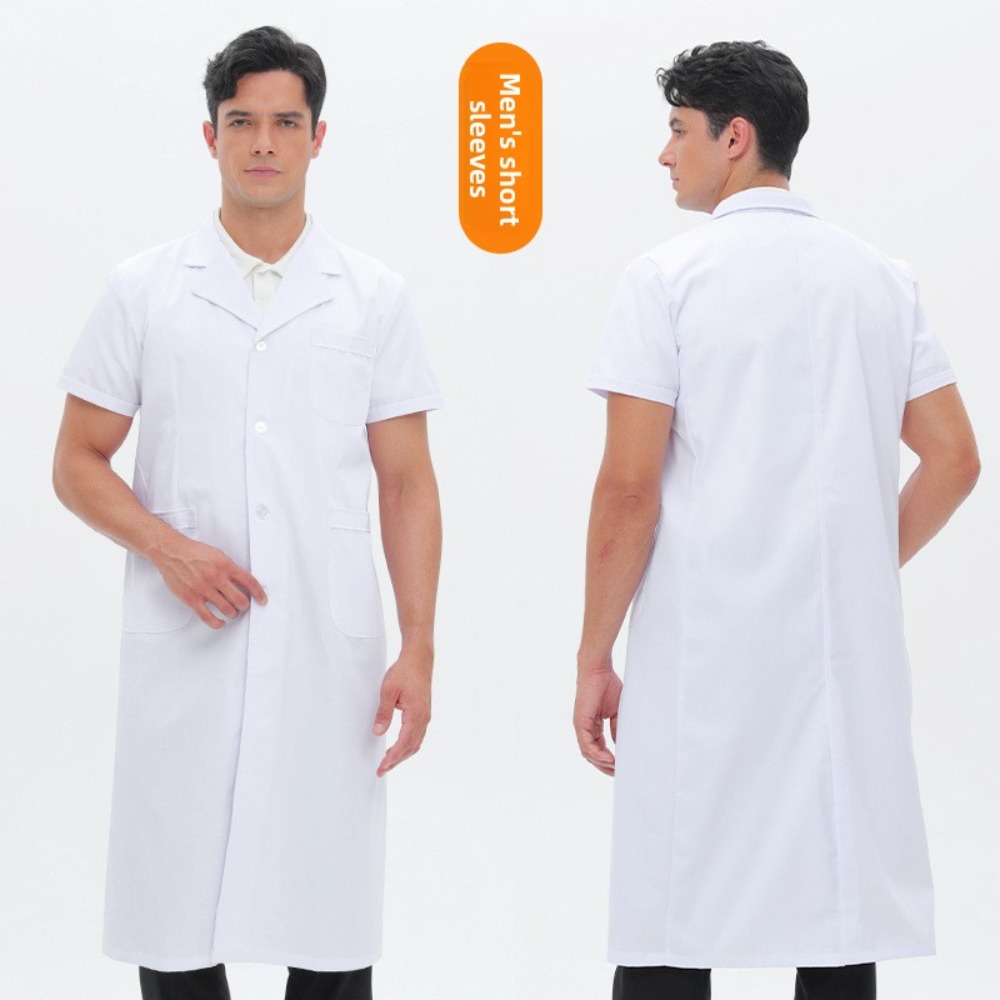 Short Sleeve Doctor Lab Coat f - Medical Lab Worker avaliação e preço