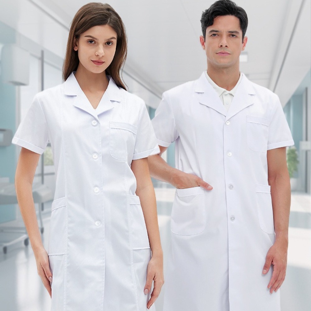Short Sleeve Doctor Lab Coat f - Medical Lab Worker avaliação e preço