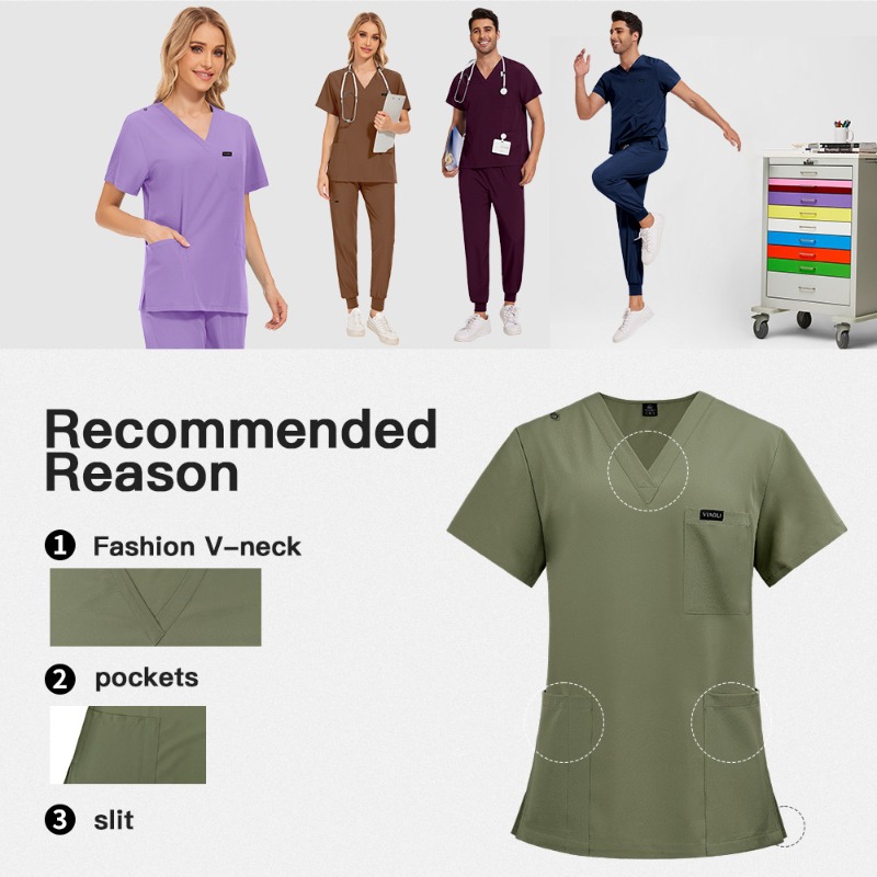Unisex short sleeved surgical  - Medical Lab Gown avaliação e preço