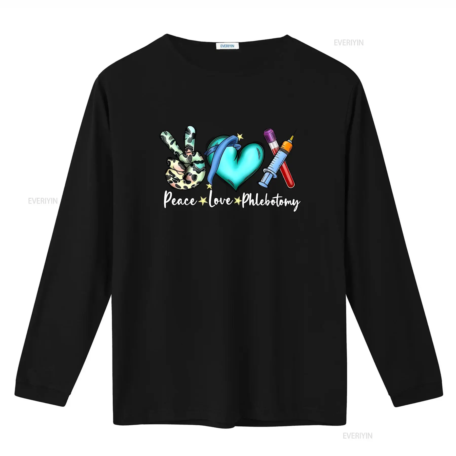 Peace Love Phlebotomy T Shirt  - Medical Laboratory Technologist avaliação e preço