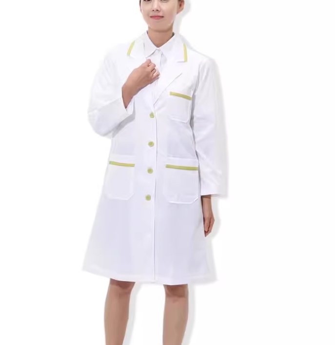 Doctor Uniform White Gown Man  - Medical Lab Gown avaliação e preço