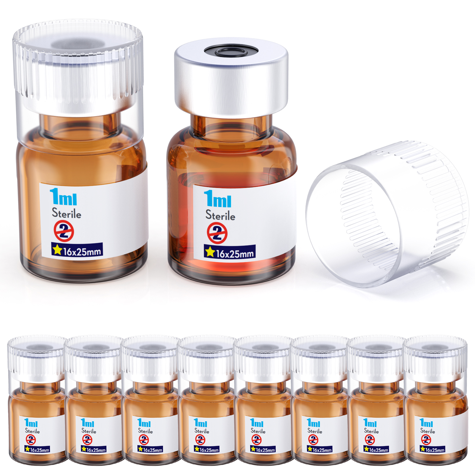 Sterile Empty Vials With Reuse - Medical Lab Equipment avaliação e preço