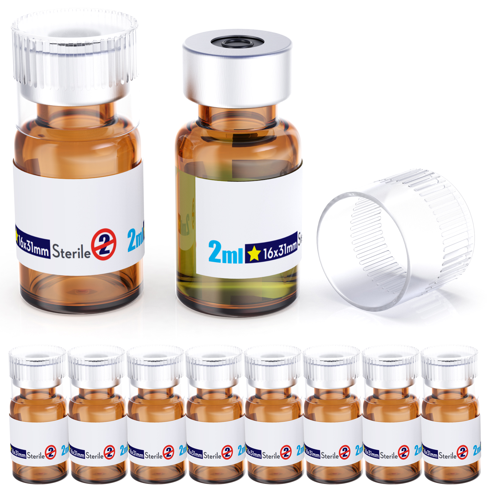 Sterile Empty Vials With Reuse - Medical Lab Equipment avaliação e preço