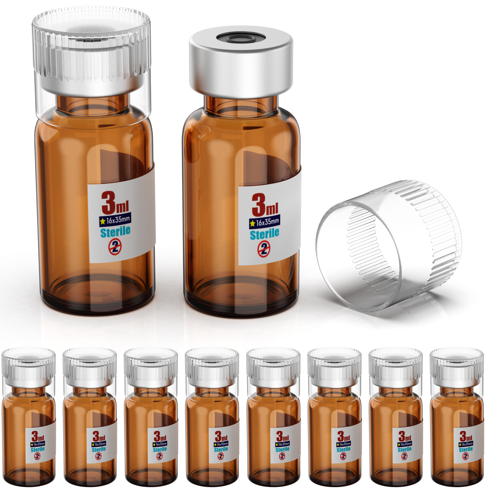 Sterile Empty Vials With Reuse - Medical Lab Equipment avaliação e preço