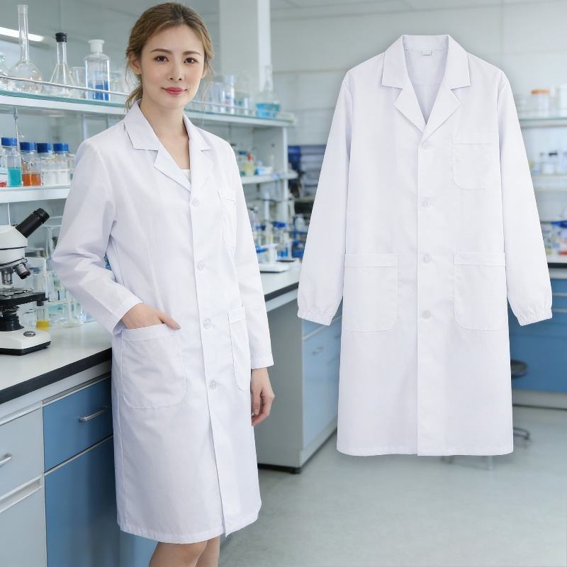 Lab Isolation Gown White Coat  - Medical Lab Gown avaliação e preço