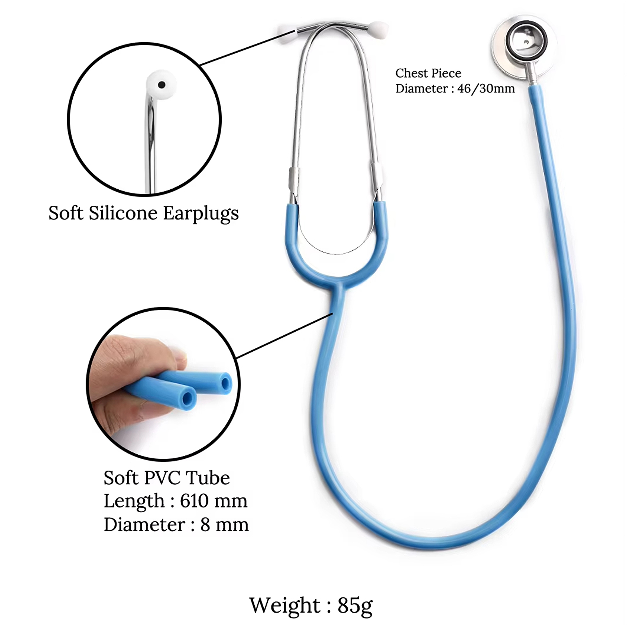 Dual Head Stethoscope Medical  - Medical Lab Equipments avaliação e preço