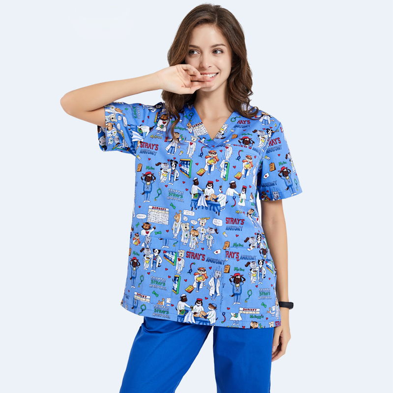 Scrubs Nursing Workwear Women  - Medical Lab Gown avaliação e preço