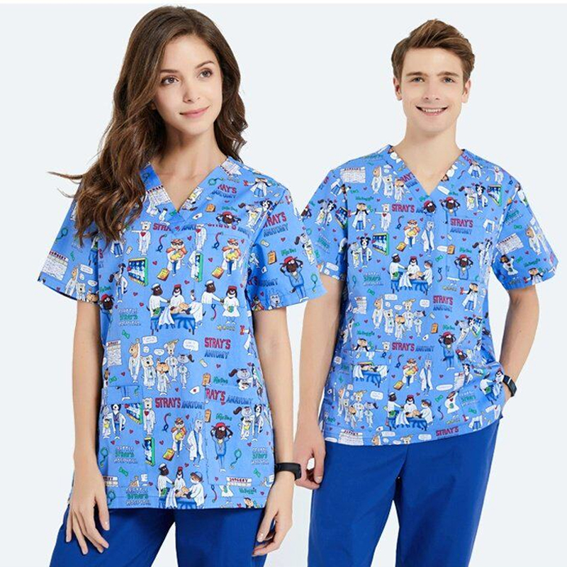 Scrubs Nursing Workwear Women  - Medical Lab Gown avaliação e preço