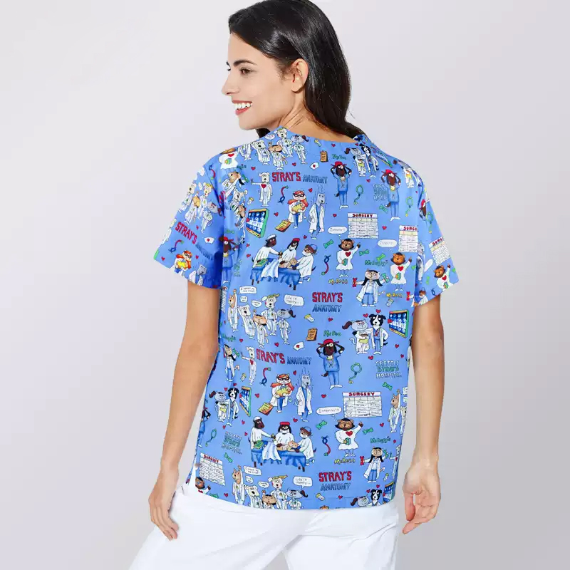 Scrubs Nursing Workwear Women  - Medical Lab Gown avaliação e preço
